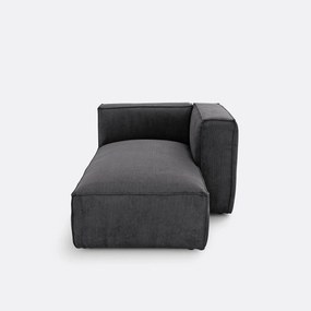 Omvormbare longchair geribd fluweel, Seven