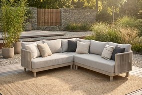 Hoek loungeset 5 personen Rope Zand/Beige  Lifestyle Garden Furniture Solento