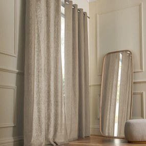 Gordijn in gewassen linnen met oogjes, Private