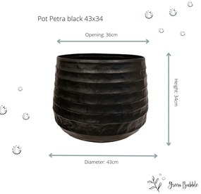 Pot Petra zwart
