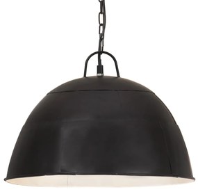 vidaXL Hanglamp industrieel vintage rond 25 W E27 41 cm zwart