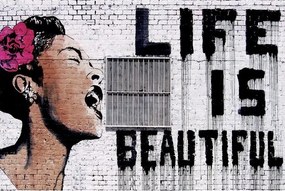 Kunstdruk Banksy - Life is Beautiful