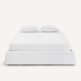 Bedframe met afneembare hoezen, boxfunctie, met gemonteerde lattenbodem, CONNOR
