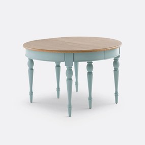 Eettafel, rond, uitschuifbaar, voor 4 tot 12 personen, ANGUSTA