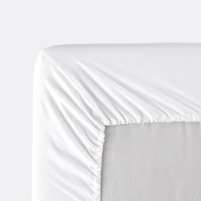 Hoeslaken van gewassen microvezel, gerecycled polyester,  hoogte 30 cm