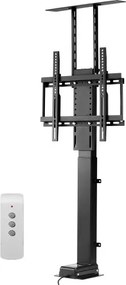 VEVOR Gemotoriseerde TV-liftstandaard Verstelbare TV-liftstandaardbevestiging (draagvermogen 60 kg), verticale elektrische TV-beugel met afstandsbediening, voor 813-1397 mm (niet in kast)