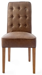Rivièra Maison - Cape Breton Dining Chair, pellini, coffee - Kleur: bruin