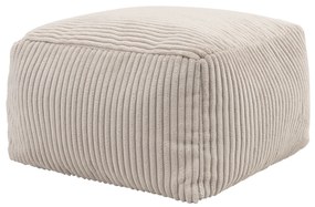 Theo Corduroy Poef - Beige