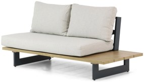 Hoek loungeset 5 personen Aluminium Grijs  Lifestyle Garden Furniture Azzurro