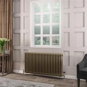 Eastbrook Rivassa 3 koloms radiator 115x60cm staal 2038W brons