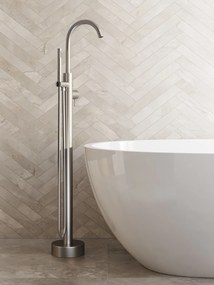 Saniclear Exclusive Stripes vrijstaande badkraan RVS