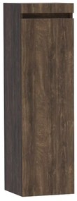 BRAUER Solution Badkamerkast - 120x35x35cm - 1 greeploze linksdraaiende deur - MFC - burned bark 7840