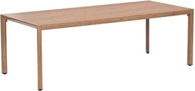 Garden Impressions Lily tuinset 7-delig light teak look - Kasper tuintafel 220x93 cm