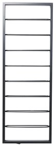 Kare Design Bistro Zwart Wijnrek Hangend - 42x6x120cm.