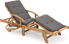 Acaciahouten tuinstoel met kussen Costa Rica Tuinpunt