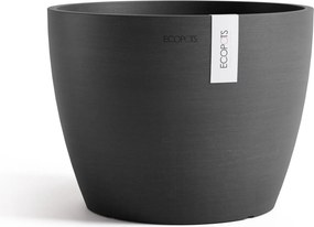 Ecopots bloempot Stockholm 31- Rond - Dark Grey - Diameter 31 x H23,5 cm