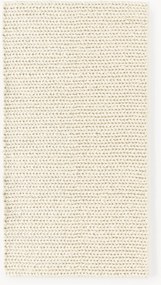 Handgemaakt wollen vloerkleed Bruna met gevlochten structuur