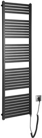 Sapho Tondi elektrische radiator zwart mat 45x169cm 600W