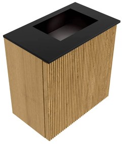 Mondiaz Joya 40cm toiletmeubel oak met wastafel faye rechts 1 kraangat urban