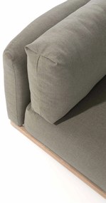 4 Seasons Outdoor Yara draaibare loungestoel met frame van RVS en geborsteld teak * Sale *    houtkleur weerbestendig