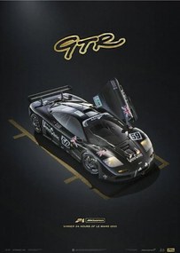 Kunstdruk McLaren F1 GTR - 24h Le Mans, Automobilist