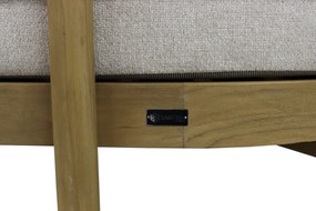 Stoel en Bank Loungeset 5 personen Teak Old teak greywash  Santika Furniture Santika