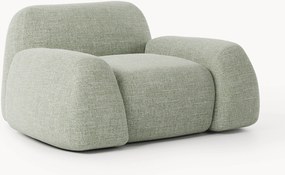 Bouclé loungefauteuil Wolke