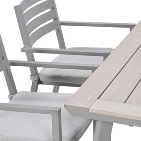 Garden Impressions Amarillo tuinset 5-delig - Penedo tuintafel 160x90 taupe