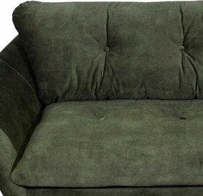 3 zitsbank - Kuddar - velours Adore Hunter groen 156