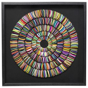 Kare Design Pasta Colore Circles Wanddecoratie Kleurrijke Cirkel