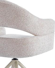 Eetkamerstoel Met Open Rug Beige Beige