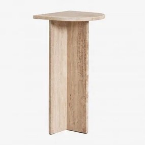 Corwel Bijzettafel Van Natuursteen Travertijn - Sklum