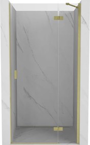Mexen Mist-H draaideur douchedeuren rechts 95 cm, transparant, goud geborsteld - 8A5-095-000-55-00-P