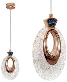 Kristallen Hanglamp LHJ109-1CP LIGHT ROSE GOLD