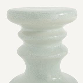 Bijzettafel van gecraqueleerd geglazuurd keramiek, Lulla