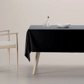 Dekoria Rechthoekig tafelkleed, zwart, 130 x 130 cm