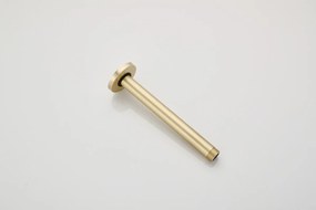 Saniclear Brass inbouwregendouche met 20cm hoofddouche, plafondarm, 2 standen handdouche en glijstang geborsteld messing - mat goud