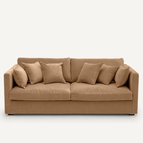 Sofa 3-, 4- of 5-zits, in stonewashed fluweel, NEO KINKAJOU