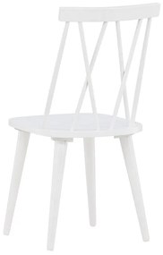 Jörn Eetkamerstoel - Lena - Wit - Rubberhout - Jörn