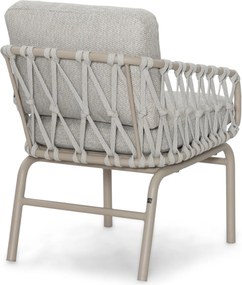 Tuinstoel Rope Zand/Beige Lifestyle Garden Furniture Ventana low  loft
