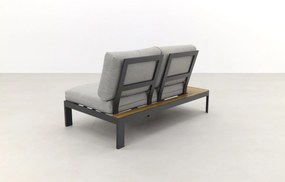 Bonita platform loungeset aluminium - Antraciet OP=OP