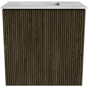Mondiaz Joya DLux 40cm toiletmeubel shadow met wastafel faye links 1 kraangat glace