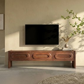 Houten Tv-meubel Vintage Design - 160x40x40cm.
