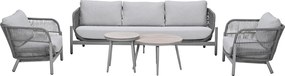Garden Impressions Luzia loungeset 5-delig - taupe