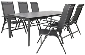 Kettler Edge/Legato 220 cm. tuinset - 7-delig verstelbaar