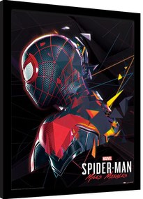 Ingelijste poster Spider-Man Miles Morales - System Shock