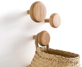 De set van 3 muurkapstokken in eik, Kanca