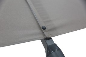 Zweefparasol  2.6x3.5m Desert (incl. voet en hoes) Taupe-naturel-bruin Camello Luna