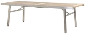 4 Seasons Outdoor | Continental extending table teak  Tuintafel    houtkleur weerbestendig