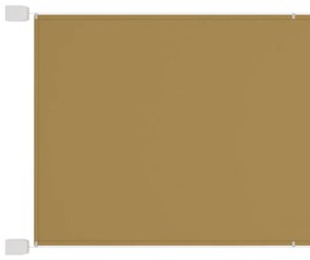 vidaXL Luifel verticaal 100x360 cm oxford stof beige